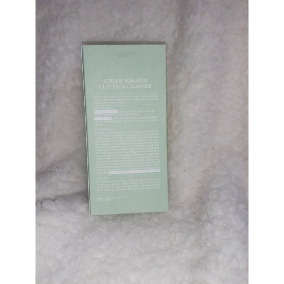 Green Tomato Clay Pack Cleanser 120ml Vegan Skincare For Deep Cleansing & Pore P - Picture 7 of 7